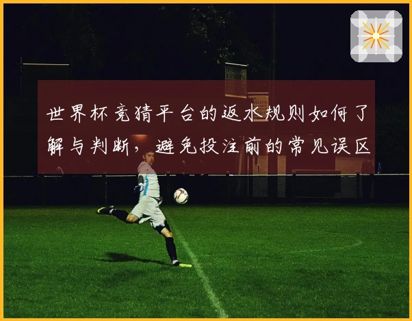 世界杯竞猜平台的返水规则如何了解与判断，避免投注前的常见误区