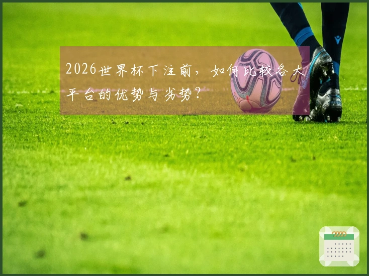 2026世界杯下注前，如何比较各大平台的优势与劣势？